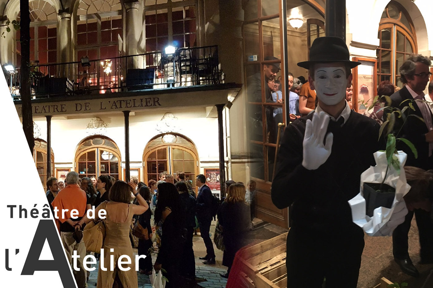 22-05-2017 Représentation au théâtre de l'Atelier